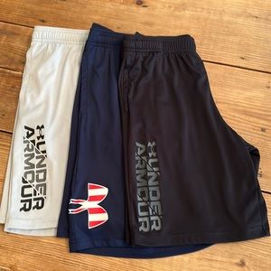 Big Boys Under Armour Shorts Size Youth XL Set of 3